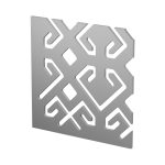Accent Digital panneau perforé Casablanca (détail).